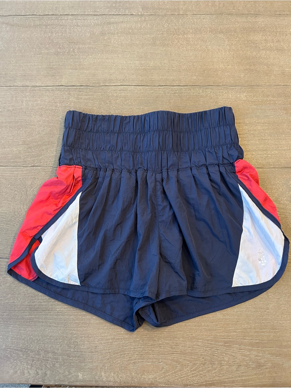 Free people red, white and blue Lightweight Shorts, size small